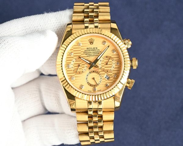 Rolex Daytona 40mm Gold/Green/White Dial 126509 – Image 3