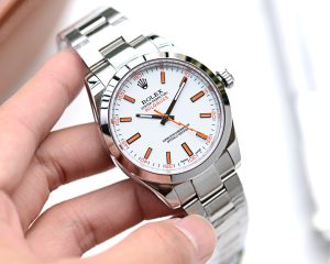 Rolex Milgauss 116400 Orange White 40mm Steel