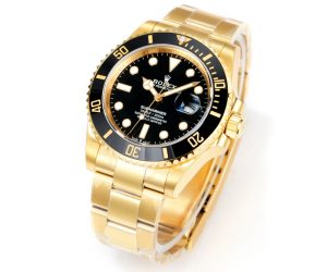 Rolex Submariner Date VS Factory M126618LN-0002 41mm Full 904L Black Dial Gold Watch