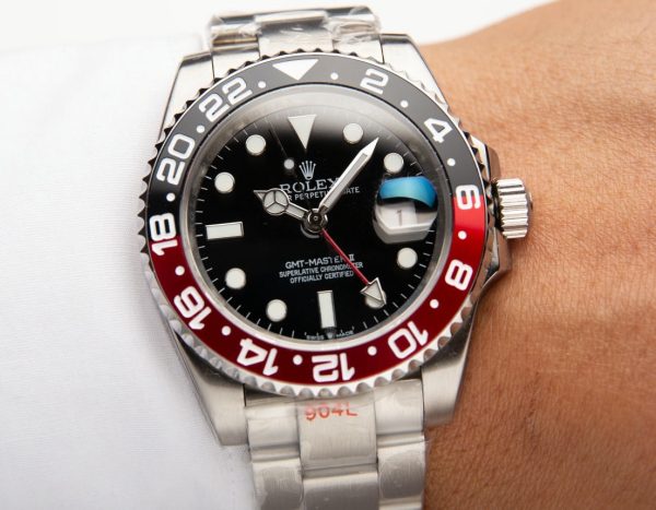 GMT-Master II 126710 LNRO Black/Red Ceramic 904L Stainless Steel Band - Image 4