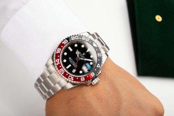 GMT-Master II 126710 LNRO Black/Red Ceramic 904L Stainless Steel Band - Image 6