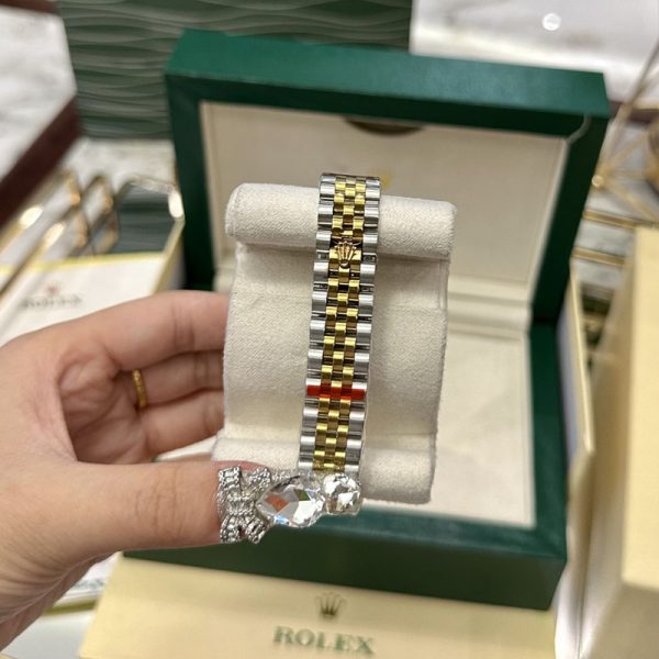 Rolex Day-Date 30mm 128238 Yellow Gold Green Diamond Dial (2024) - Image 5