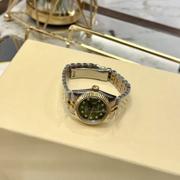 Rolex Day-Date 30mm 128238 Yellow Gold Green Diamond Dial (2024) - Image 8