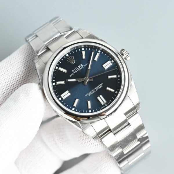 HP Factory Rolex Oyster Perpetual 124300 Stainless Steel Blue Dial - Image 3