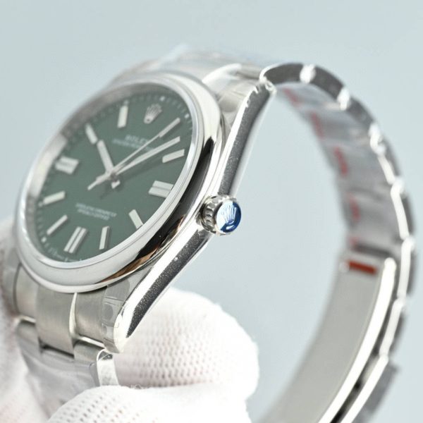 HP Factory Rolex Oyster Perpetual 124300 Stainless Steel Green Dial – Image 5