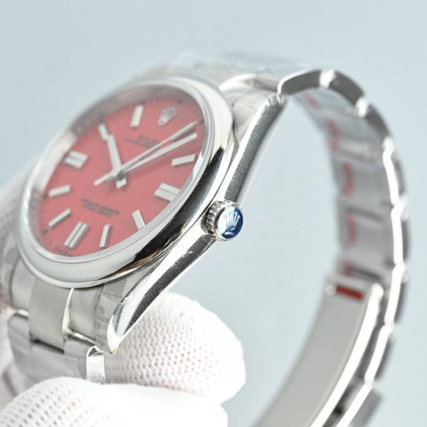 HP Factory Rolex Oyster Perpetual 124300 Stainless Steel Red Dial - Image 5