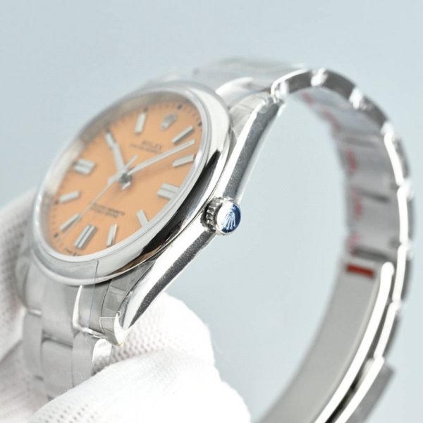 HP Factory Rolex Oyster Perpetual 124300 Stainless Steel Yellow Dial - Image 4