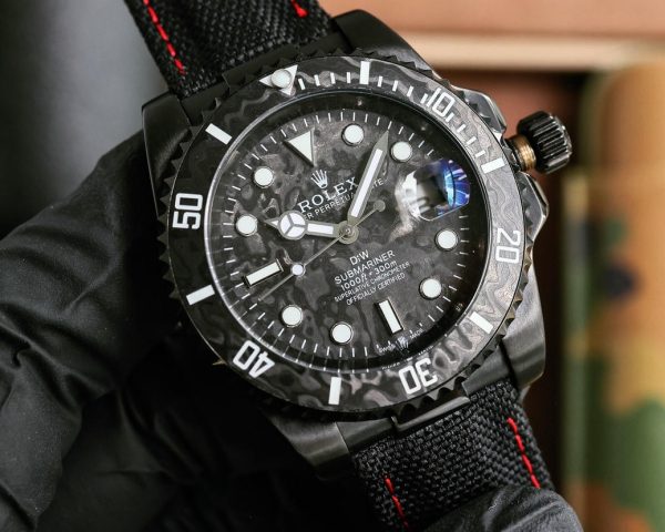 DiW Rolex Submariner Parakeet 40mm 904L Sky Blue/Black Dial Stainless Steel Bezel - Image 3