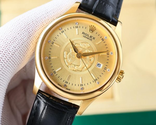 Rolex 1908 40mm Gold/White Dial 39mm 18k White Gold - Image 4