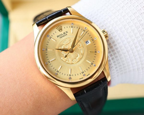 Rolex 1908 40mm Gold/White Dial 39mm 18k White Gold - Image 5