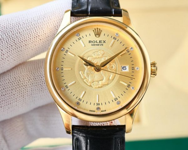 Rolex 1908 40mm Gold/White Dial 39mm 18k White Gold - Image 6