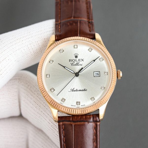 Rolex Cellini 50605 RBR Everose Gold and White Gold 39mm - Image 3
