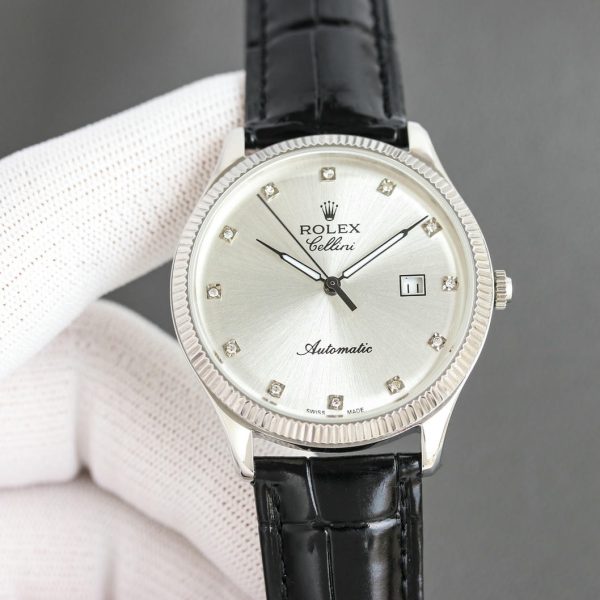 Rolex Cellini 50605 RBR Everose Gold and White Gold 39mm - Image 7