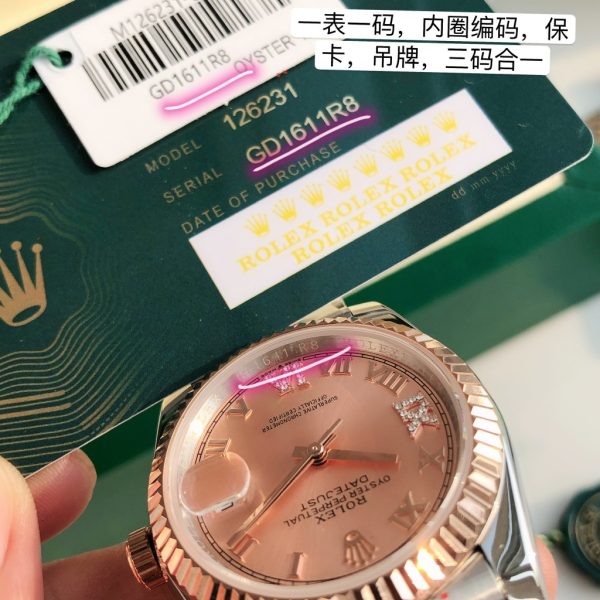 Rolex  Datejust 36 Roman Numeral Diamond Jubilee Watch 126281 - Image 6