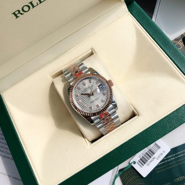 Rolex Datejust Diamond Hour Markers 36mm Unisex Watch 126231-0040 - Image 2