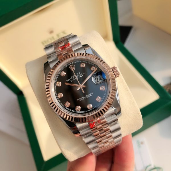Rolex Datejust Diamond Hour Markers 36mm Unisex Watch 126231 - Image 5