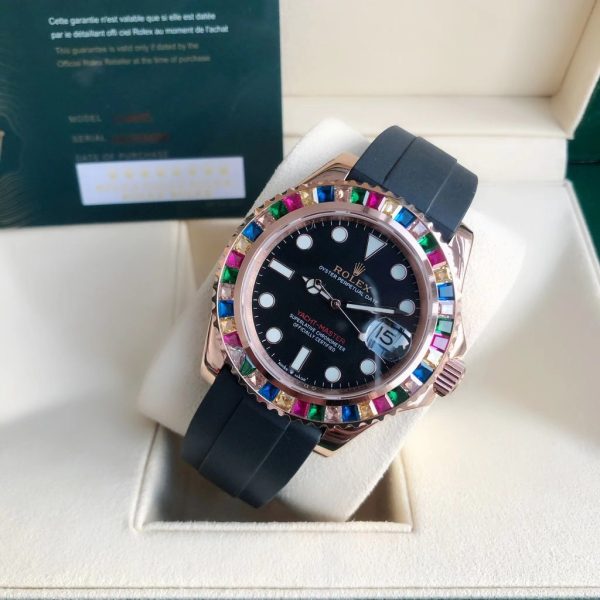 Rolex Yacht Master 40mm Black Dial 116655-2 Rgold - Image 4