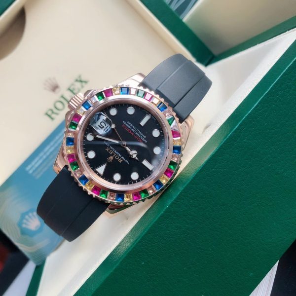 Rolex Yacht Master 40mm Black Dial 116655-2 Rgold - Image 6