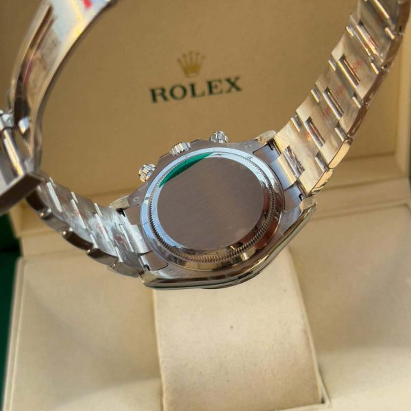 Rolex Daytona 116576TBR Oyster Perpetual Daytona Coffee Dial Platinum Diamond Bezel – Image 8