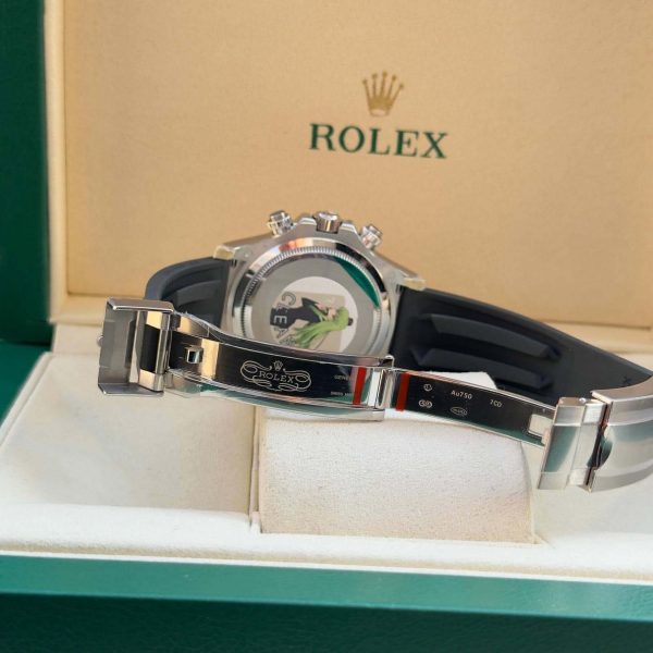 Rolex Daytona 116576TBR Oyster Perpetual Daytona White Dial Platinum Diamond Bezel – Bild 8